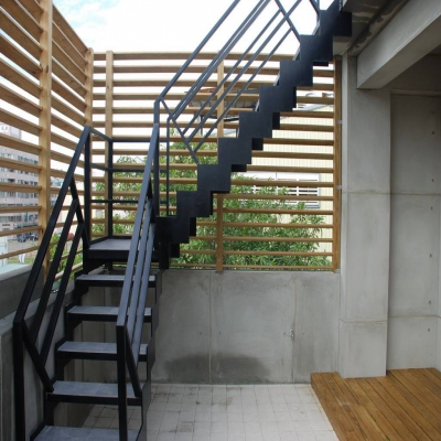 钢结构楼梯基础设施是什么样子的