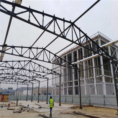 武汉京东方钢结构货棚/钢结构雨棚